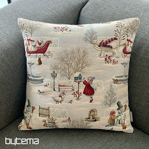 Christmas tapestry CHILDREN IN WINTER