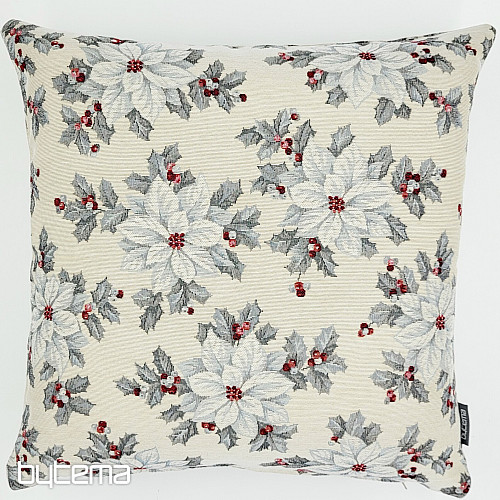 Christmas tapestry cover CHRISTMAS STAR silver