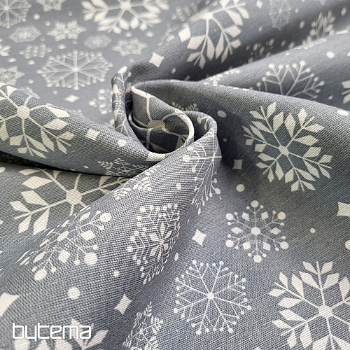 Decorative fabric GRAY FLAKES