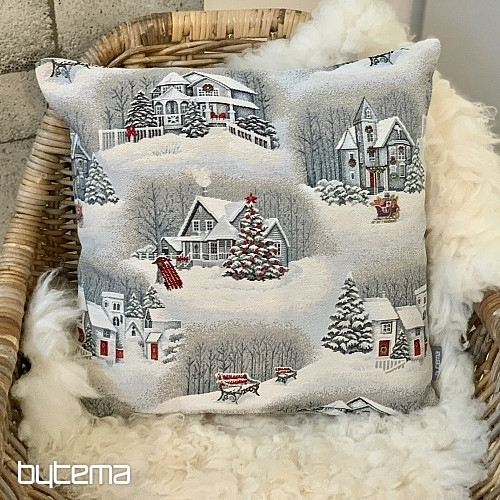 Christmas tapestry cover CHRISTMAS LANDSCAPE II