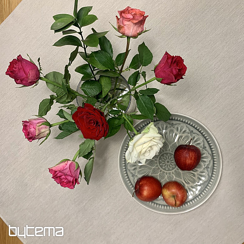 Tapestry tablecloth and scarf NATUR