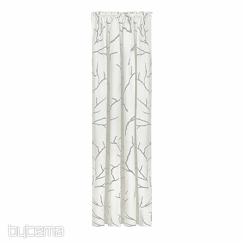 NATURE Gerster curtain TWIGS OF LIGHT GRAY