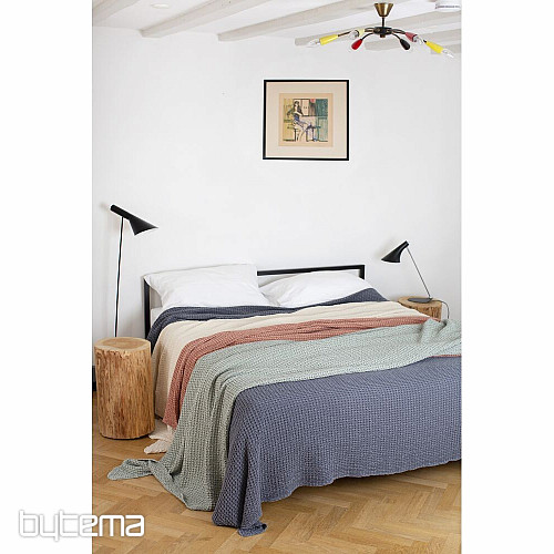 Cotton blanket VIGO GRAY