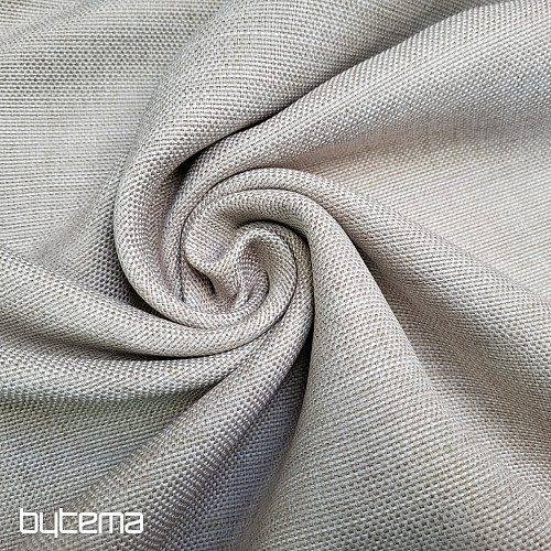 Designer decorative fabric GERSTER DIM OUT 77005/840 GRAY BEIGE