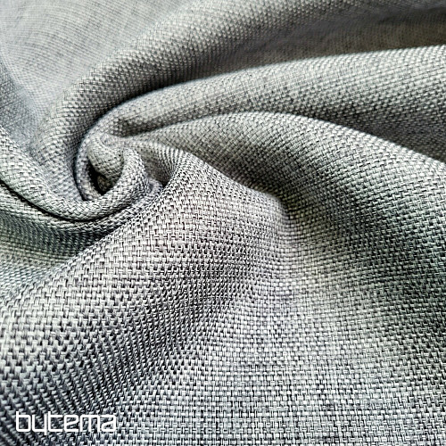 Design decorative fabric GERSTER DIM OUT 77005/810 ANTHRACITE