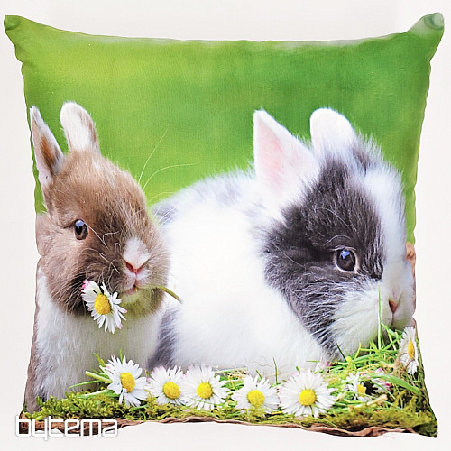 Easter decoration cover RABBITS AND DAISIES