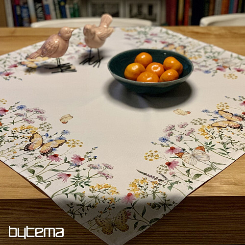 MEADOW BUTTERFLIES tablecloth and scarf