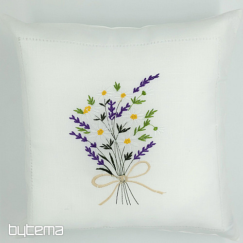 Embroidered pillowcase DAISY BOUQUET