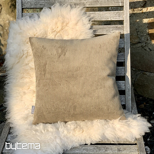 Decorative cushion cover DARVEN DARK BEIGE