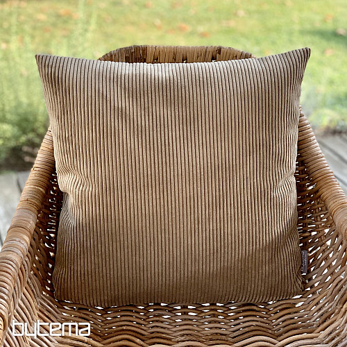 Decorative cushion cover DARVEN DARK BEIGE