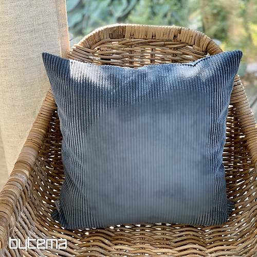 Decorative cushion cover DARVEN GRAY BLUE