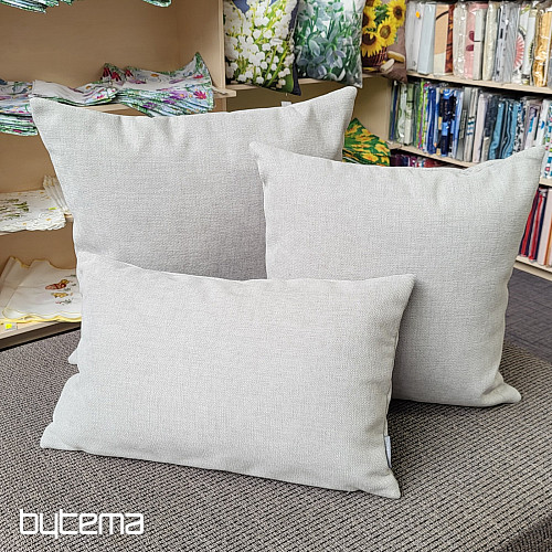 Decorative cushion cover DERBY GRAY SILVER