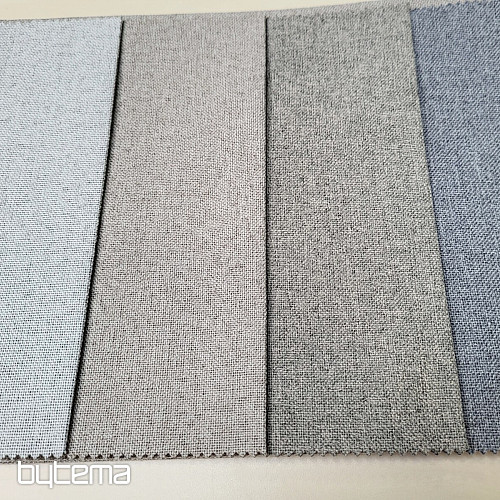 Designer decorative fabric GERSTER BLACKOUT 77047/870 LIGHT GREY