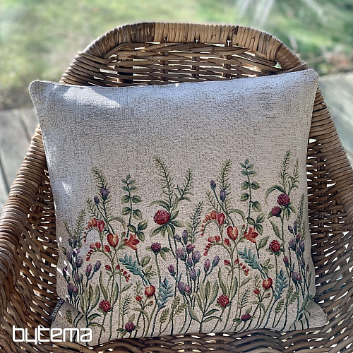 WILD FLOWERS tapestry cushion cover