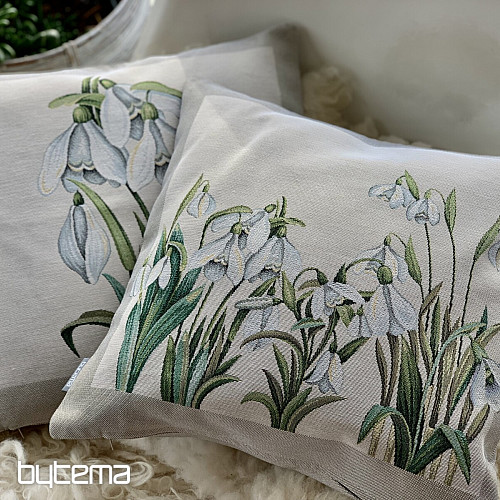 Tapestry cushion cover SMALL SNOWFLAKES