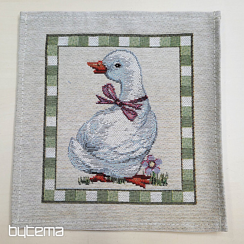 Tapestry tablecloth and scarf GREEN CHECKED BUGS