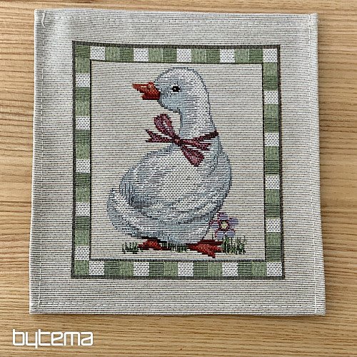Tapestry tablecloth and scarf GREEN CHECKED BUGS