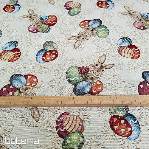 Tapestry fabric EGGS MARGA