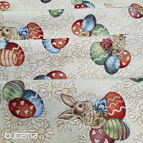 Tapestry fabric EGGS MARGA