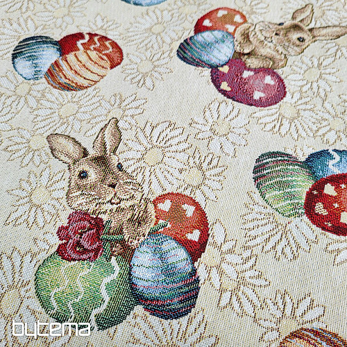 Tapestry fabric EGGS MARGA