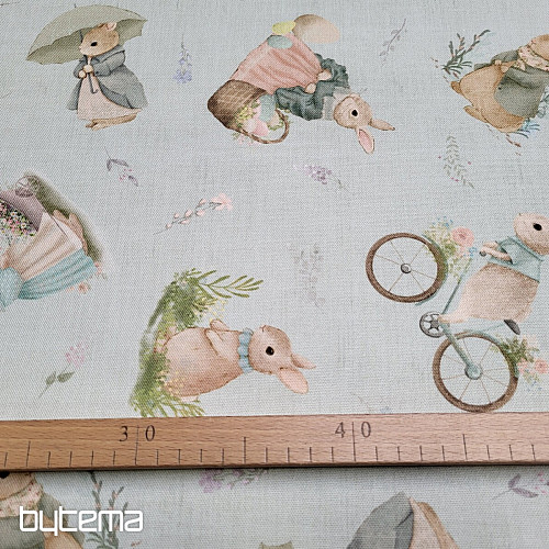 Decorative fabric EASTER BUNNY