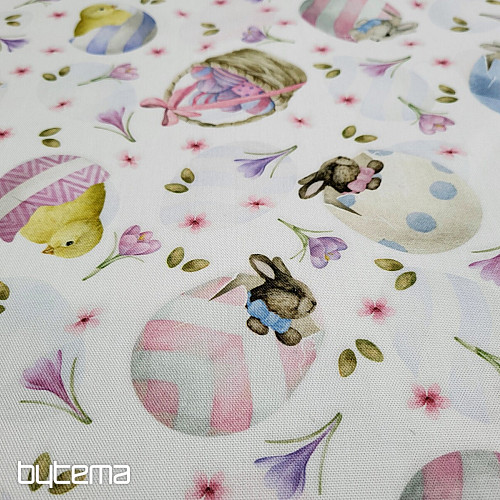 Decorative fabric CALIMERO WITH CROCUS