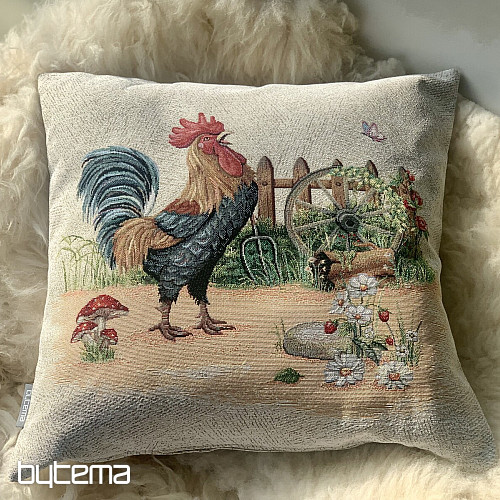 Tapestry pillowcase ROCK BY THE FENCE
