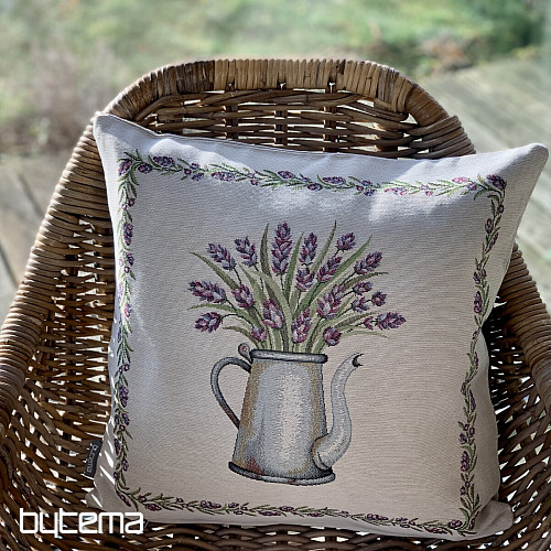 Tapestry cushion cover LAVENDER IN A POT