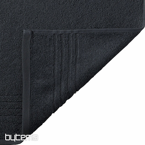 Luxury towel and bath towel MADISON 091 black
