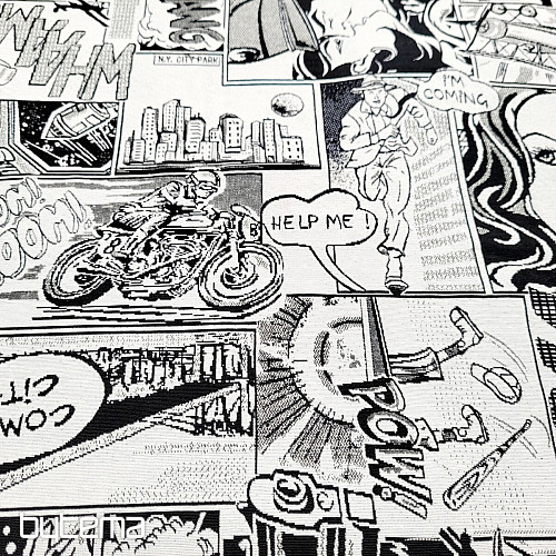 Tapestry fabric KOMIKS