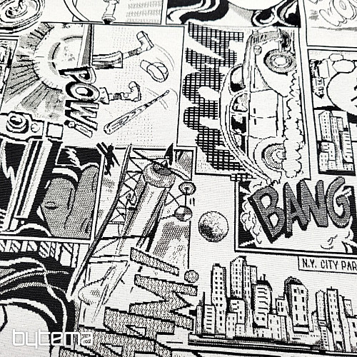 Tapestry fabric KOMIKS