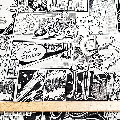 Tapestry fabric KOMIKS