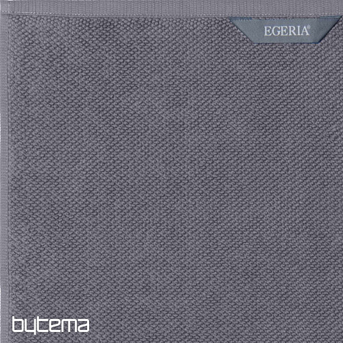 Luxury towel and bath towel BOSTON 072 dark grey