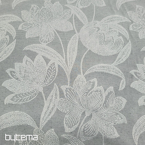 Decorative fabric NENUFAR gray