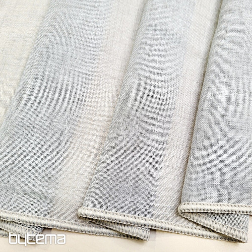 Luxury curtain GERSTER 11334/840 gray