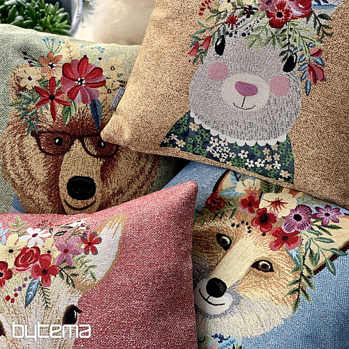 Tapestry cushion cover HARE
