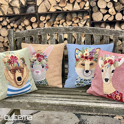 Tapestry cushion cover HARE