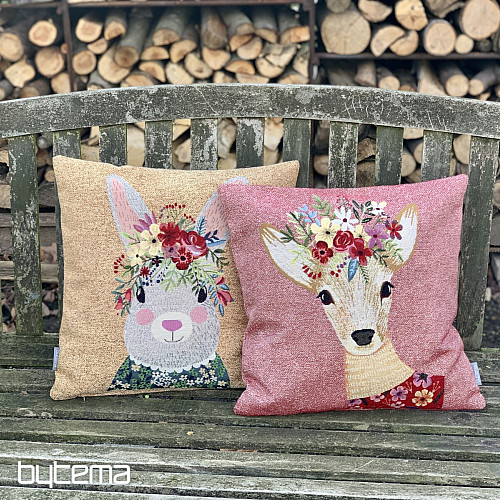Tapestry cushion cover HARE