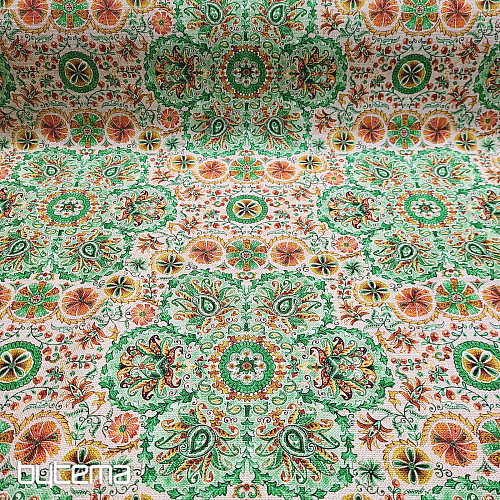 Decoration fabric INDIA green