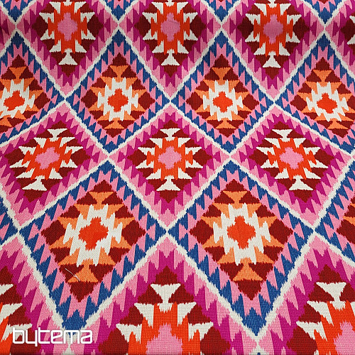 Decorative fabric AZTÉK purple