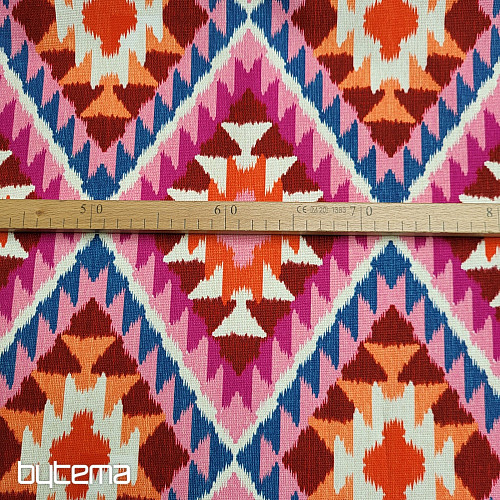 Decorative fabric AZTÉK purple