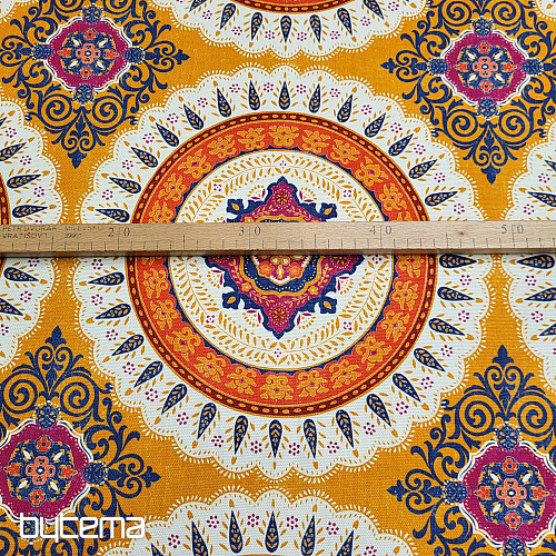 Decorative fabric INDIAN MANDALA