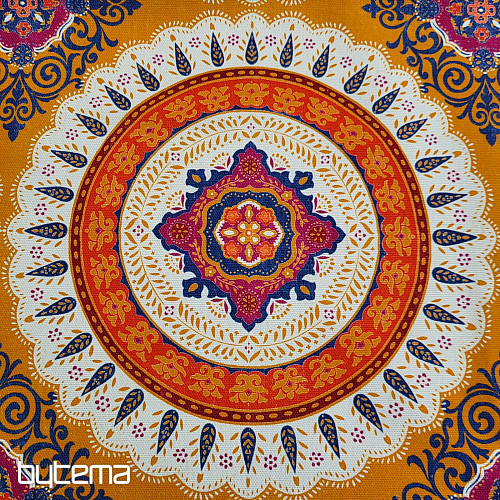 Decorative fabric INDIAN MANDALA