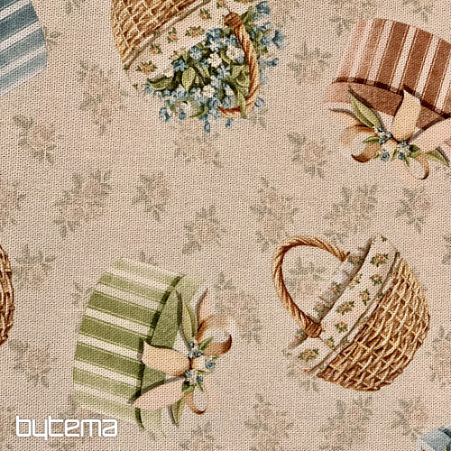 SPRING BASKET tablecloth and scarf