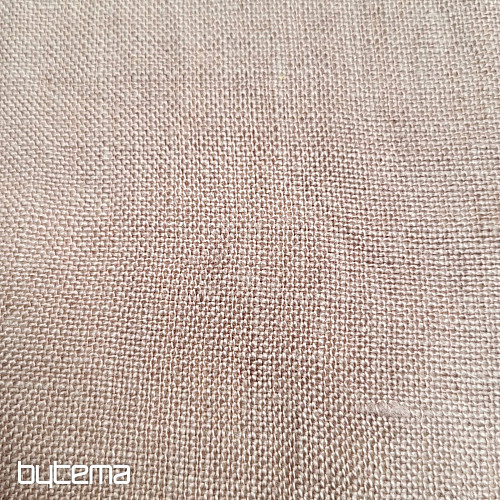 Linen fabric TEINTURE BEIGE