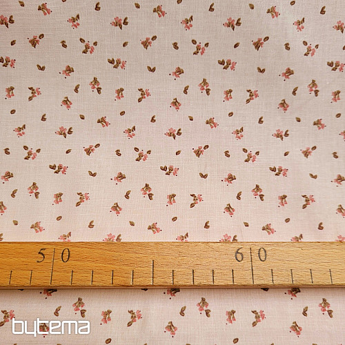 Cotton fabric HANA PINK