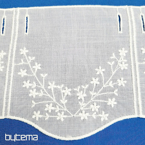 Stained glass curtain GERSTER 11706/019/0010 white