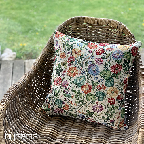 Tapestry cushion cover SCARLET