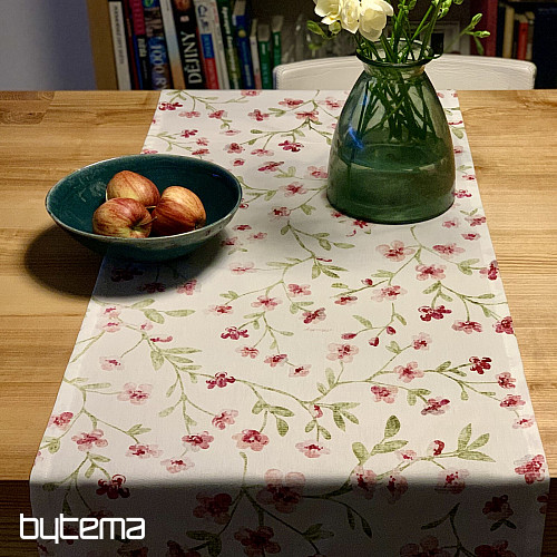 Table cloth and scarf SAKURA PINK