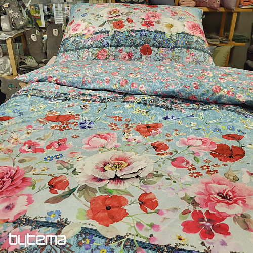 IRISETTE luxury cotton satin GLAMOR-K 20 blue